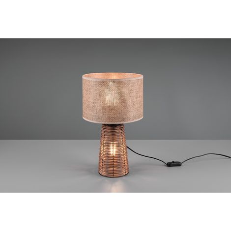 Lampada da tavolo STRAW rattan marrone RL R50972026 (1/3)