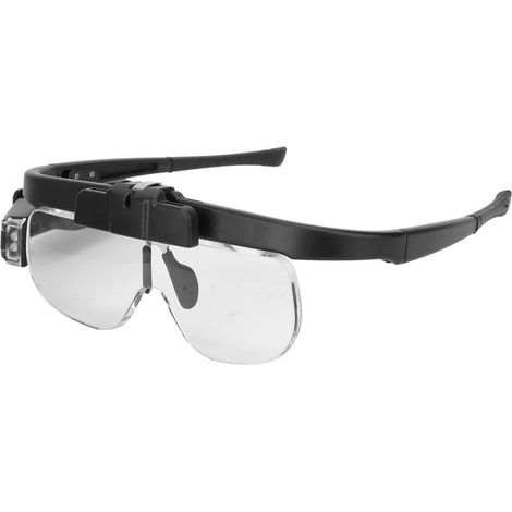 Loupe frontale rechargeable professionnelle 4,5X avec LED pour la lecture et la réparation