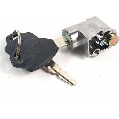 Serrure avec 2 clés pour vélo électrique, vélo électrique, scooter, coffre fort, boîte de serrure (1/5)