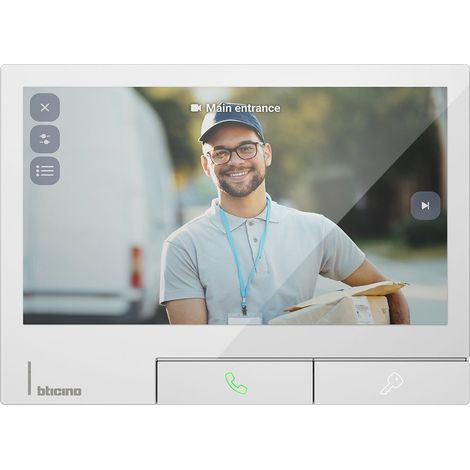 Videocitofono connesso WiFi Classe 300X finitura Light BTicino 344742 (1/2)