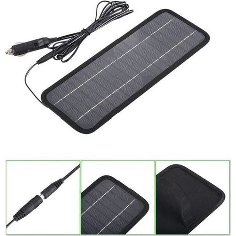 Chargeur solaire de batterie de voiture 4,5 W à conversion élevée avec pince (1/4)