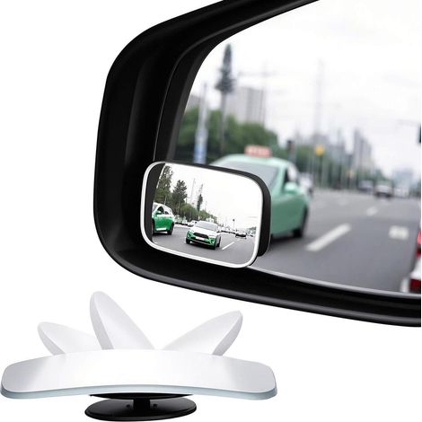 Toter-Winkel-Spiegel HD-Glas konvex verstellbar für Auto LKW SUV 2 Stück (1/5)