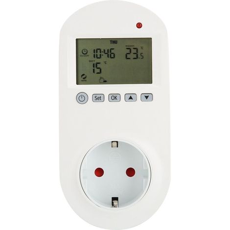 16A Plugin Thermostat Programmable Chauffage électrique Contrleur de température UE 230V (1/4)