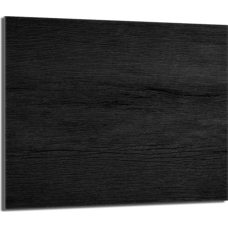 Placa protectora de vidrio para estufa 60x52 Negro (1/5)