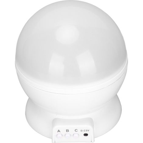 Veilleuse projecteur d'étoiles, lampe de bureau projecteur d'étoiles pour chambre d'enfant, décoration intérieure, salle de jeux (1/5)