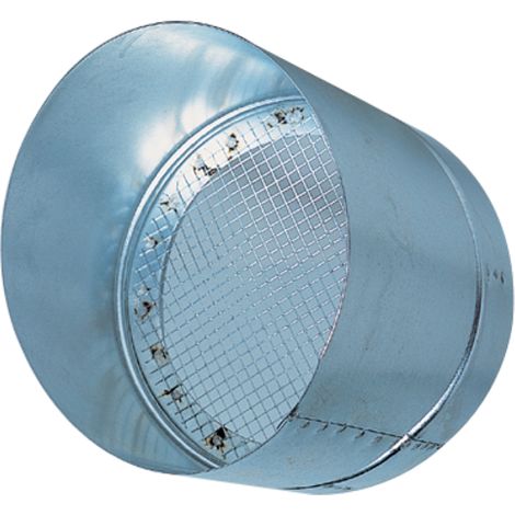 Visière Pare-Pluie Grillagée ALDES ø20cm Refoulement Horizontal - 11094893
