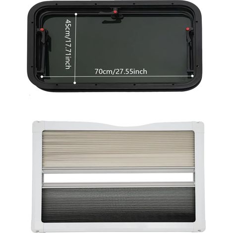 Fenêtre pliante, construction en aluminium, compatibilité polyvalente, noir (1/2)