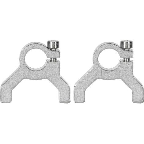 Stück Klemmhalterung, einseitig, Doppelpfosten, Aluminiumrohr-Klemmnabe für DIY-Roboter 3400-0032-0012