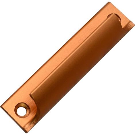 BEBUSINGOTO Manija de ventana de 2 piezas, longitud total 90 mm, manija de gabinete, manija deslizante de cajón de aleación de aluminio, adecuada para cocinas, armarios, cobertizos, terrazas y puertas (1/5)