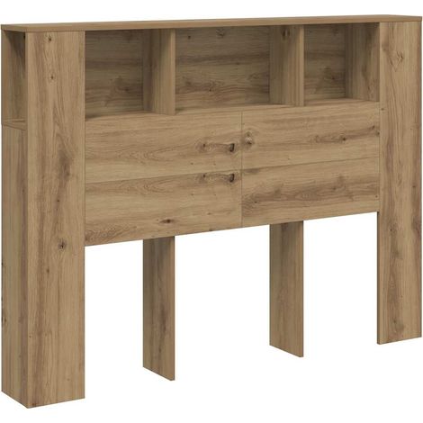 Maison Exclusive - Cabecero de cama roble artesanal 140x18,5x102,