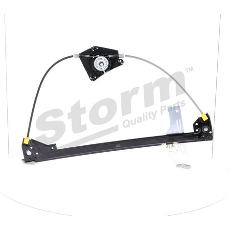 Mécanisme de lève-vitre avant droit compatible Peugeot 9634456880 (1/4)