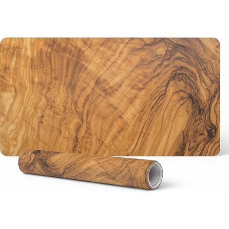 Alfombrilla de escritorio para artistas gr谩ficos y dise帽adores, con vetas de madera, 90x45 cm.