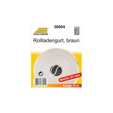 Schellenberg - Rollladengurt 23mm/6m braun - 36004 (1/3)