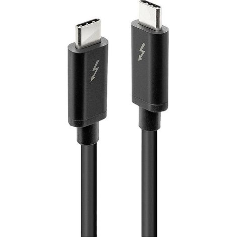 Cavo USB-C Lindy 41556 da 1 m, USB 3.1 Gen 1, connettore maschio a maschio, nero (1/4)