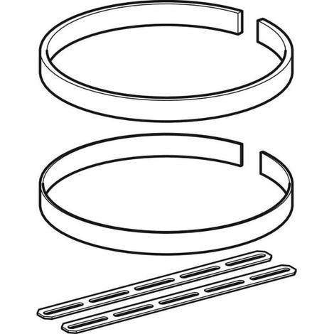 Geberit 242866001 jeu d'adaptation pour conduit de ventilation