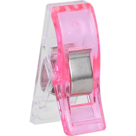 50 pièces mini pinces à ourlet rose pour couture, patchwork, tricot, crochet et loisirs créatifs (1/5)