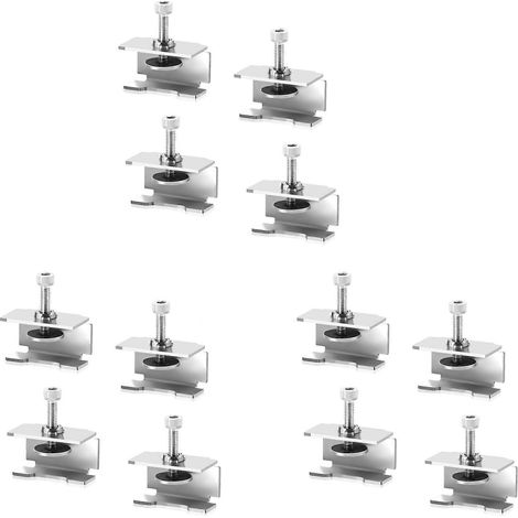 Glasbettklemme kompatibel mit Ender 3/3 Pro/V2/3S, Ender 5/Pro, verstellbares 3D-Drucker-Klemmenzubehör, 12 Stück (1/5)