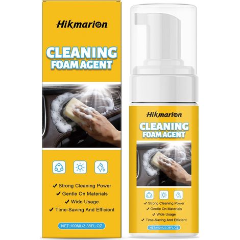 Schaumreiniger für die tägliche Reinigung, Fleckenentfernung, Aufbereitung und Glanzpflege von Autositzen – 100 ml -- BIEMMEDUE (1/5)