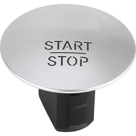Zündschalter, korrosionsbeständiger Startknopf aus silbernem Kunststoff, perfekt geeignet für Upgrades (1/5)