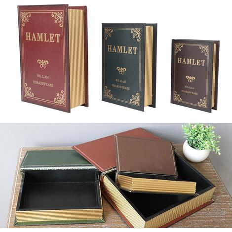 Retro-Aufbewahrungsbox in Buchform, Dekoartikel, Schreibtisch-Buchmodell, Foto-Requisite, grün (1/5)