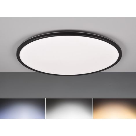LED Deckenleuchte SCOTT Schwarz, dimmbar & Lichtfarbe einstellbar, Ø 50cm (1/5)