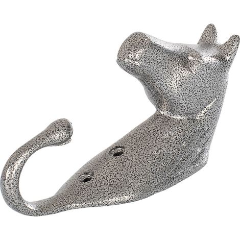 Umbria Equitazione Appendibriglie testa cavallo alluminio ARGENTO (1/3)