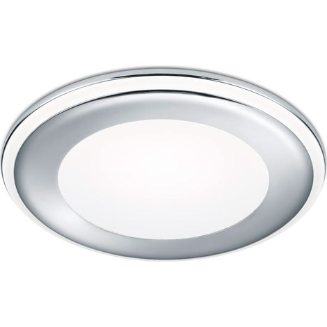 Trio Leuchten Spot LED encastrable Aura 652410106 - En plastique chromé - Avec LED de 10 W (1/5)