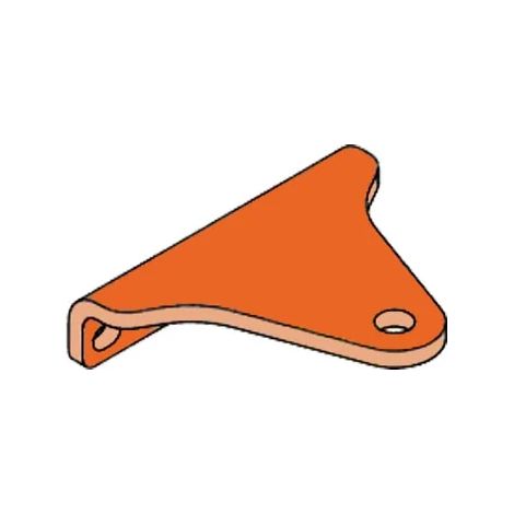 415 - plaque et fixation avant - FAAC 728271 (1/3)
