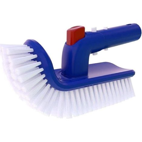 Brosse de Nettoyage pour Piscine -Rotation Libre à 90 degrés pour Mur de Piscine et Sol de Piscine (1/4)