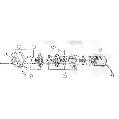 Tete de pompe pour Flojet 4405