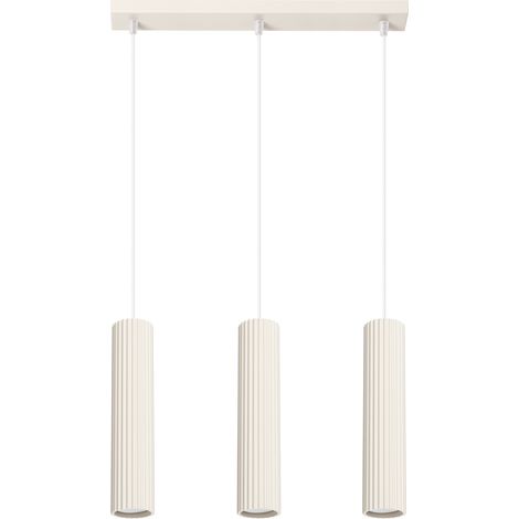 Suspension ambre 3 GU10 beige ALU lumilo 15.699.94 (1/5)