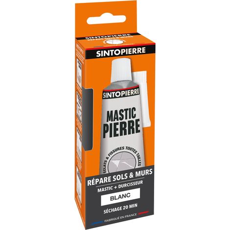 Répare sols et murs blanc (marbre, faïence, carrelage, plâtre) 100g Blanc SINTO