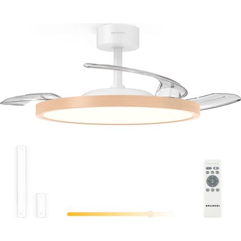 Ventilador de Techo Grunkel SKYWOOD42/ 30W/ 3 Aspas 106cm/ 6 Velocidades