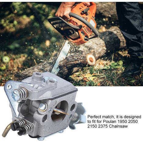 Kit de carburateur de rechange pour tronçonneuse Poulan 1950 2050 2150 2375, pièces détachées (1/5)
