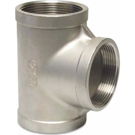Gewindefitting Edelstahl T-Stück 90° 3/4" IG