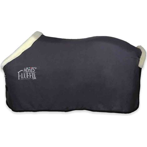 145 cm, Beige Scuro: Coperta in pile modello Fluffie DK con doppia chiusura frontale (1/5)