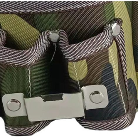 Werkzeugtasche im Tarnmuster, multifunktionale Gürteltasche aus Oxford-Gewebe für Holzarbeiten und Reparaturen, Werkzeugtasche, Elektrikertasche (1/5)