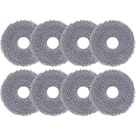 8 Stück Wischpads Wischtücher Mop Zubehör für Roborock Q Revo/Qrevo MaxV/Qrevo Master/Qrevo Slim/Qrevo Pro/Qrevo S/Qrevo Curv/QV 35S/QV 35A Roboterstaubsauger Ersatzteil