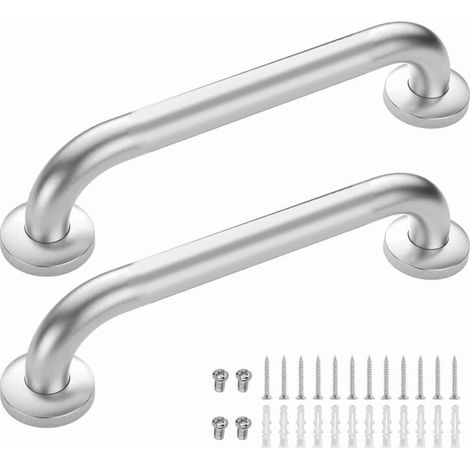 Barre d'Appui Douche 2 Pièces - Acier Inoxydable 201 - Installation Facile - Anti-Dérapant (1/5)