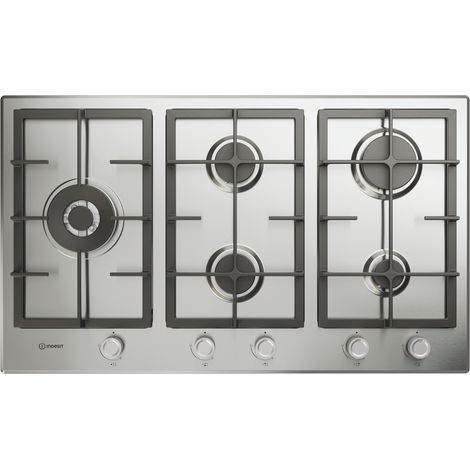 Indesit IN 9522 IX 1 Acero inoxidable Integrado 86 cm Encimera de gas 5 zona(s) (1/4)