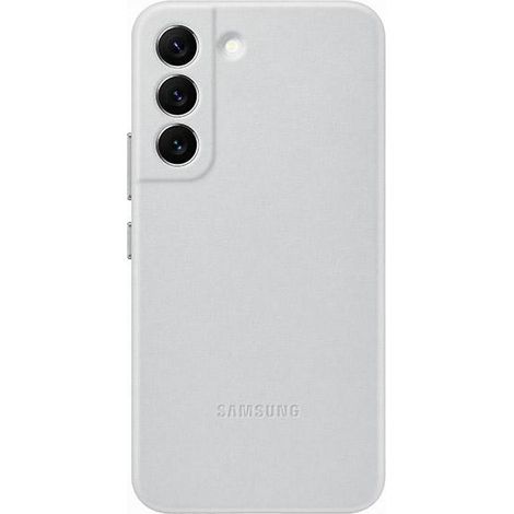 Funda para Samsung EF-VS901LJ S22 S901, color gris claro/cubierta de cuero gris claro. (1/2)