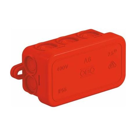 Caja de derivación obo-bettermann 2000003 IP55 plástico 43x80 mm