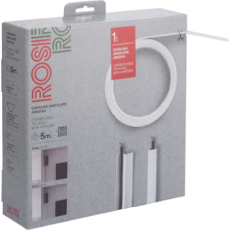 Rosi adhesivo canal de esquina 15x32mm 5m blanco - rs71503a