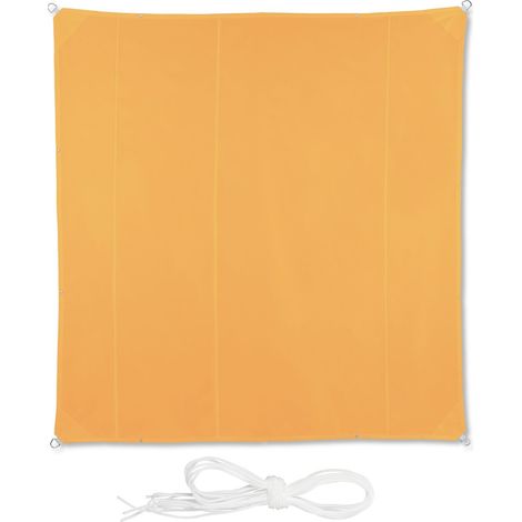 Vela de sol cuadrada amarilla (1/5)