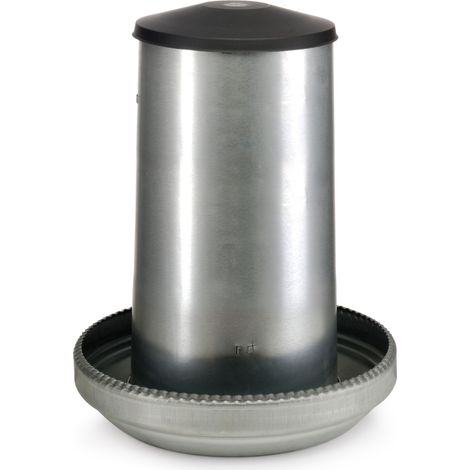 Mangeoire Galvanisé 26kg Avec Couvercle (1/2)