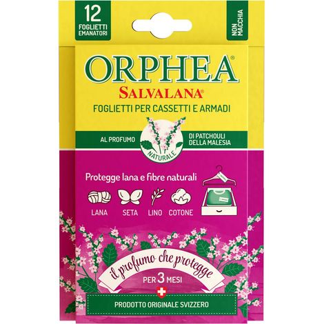 ANTITARME SALVALANA FOGLIETTI ORPHEA - PATCHOULI CF=PZ 12 - 6 confezione (1/3)