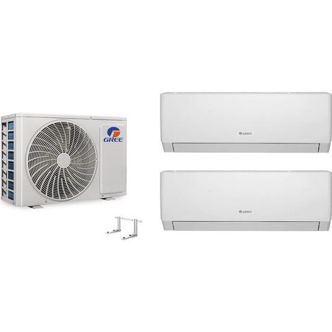 GREE Pular Shiny MultiSplit 2 Räum 2x 2,1kW Außen 4,1kW Klimaanlage WiFi R32
