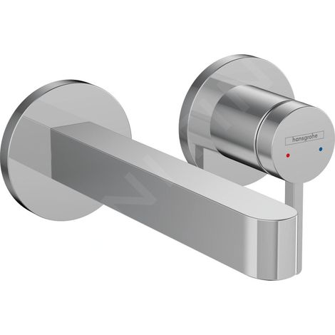 Hansgrohe Finoris - Mitigeur de lavabo encastré, installation 2 trous, EcoSmart, chrome 76051000 (1/5)