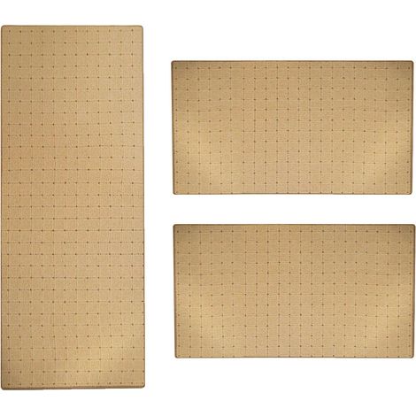 Descente de lit Rapido Beige 1 tapis 67 x 330 cm + 2 tapis 67 x 130 cm