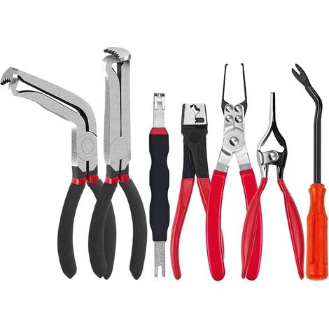Pince extractrice de connecteurs, 7 pièces, pour électricité (1/5)